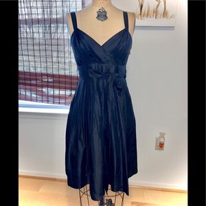Anthropologie Lil Silk black dress